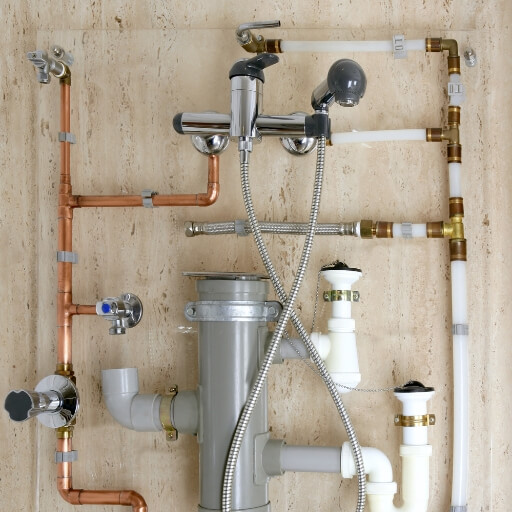 Fürdőszoba vízvezeték rendszer